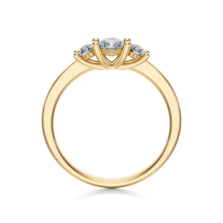 Pierścionek zaręczynowy z diamentami AJPZ_053